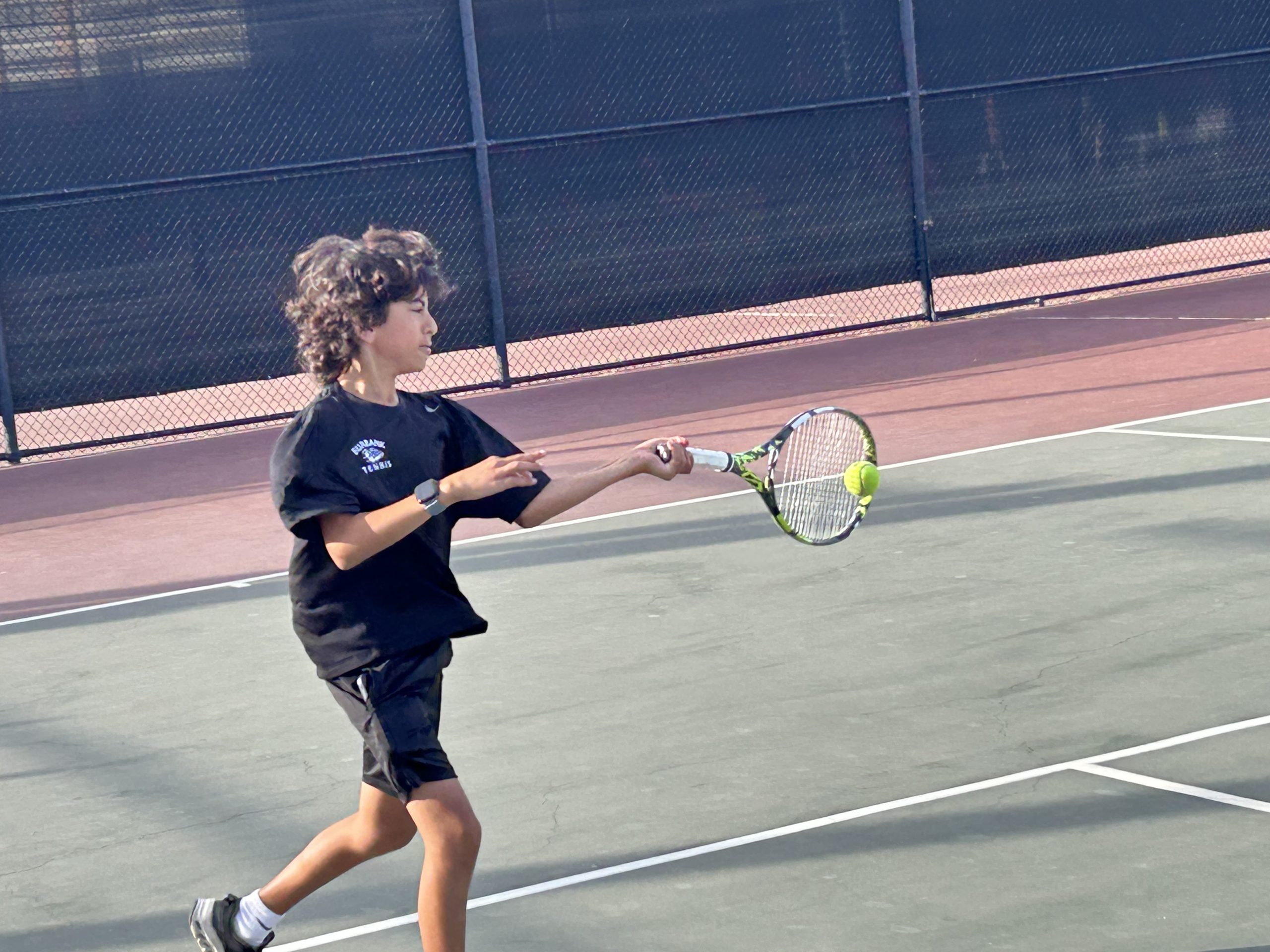 Burbank Boys Tennis Beats Burroughs 12-6 in Season Finale