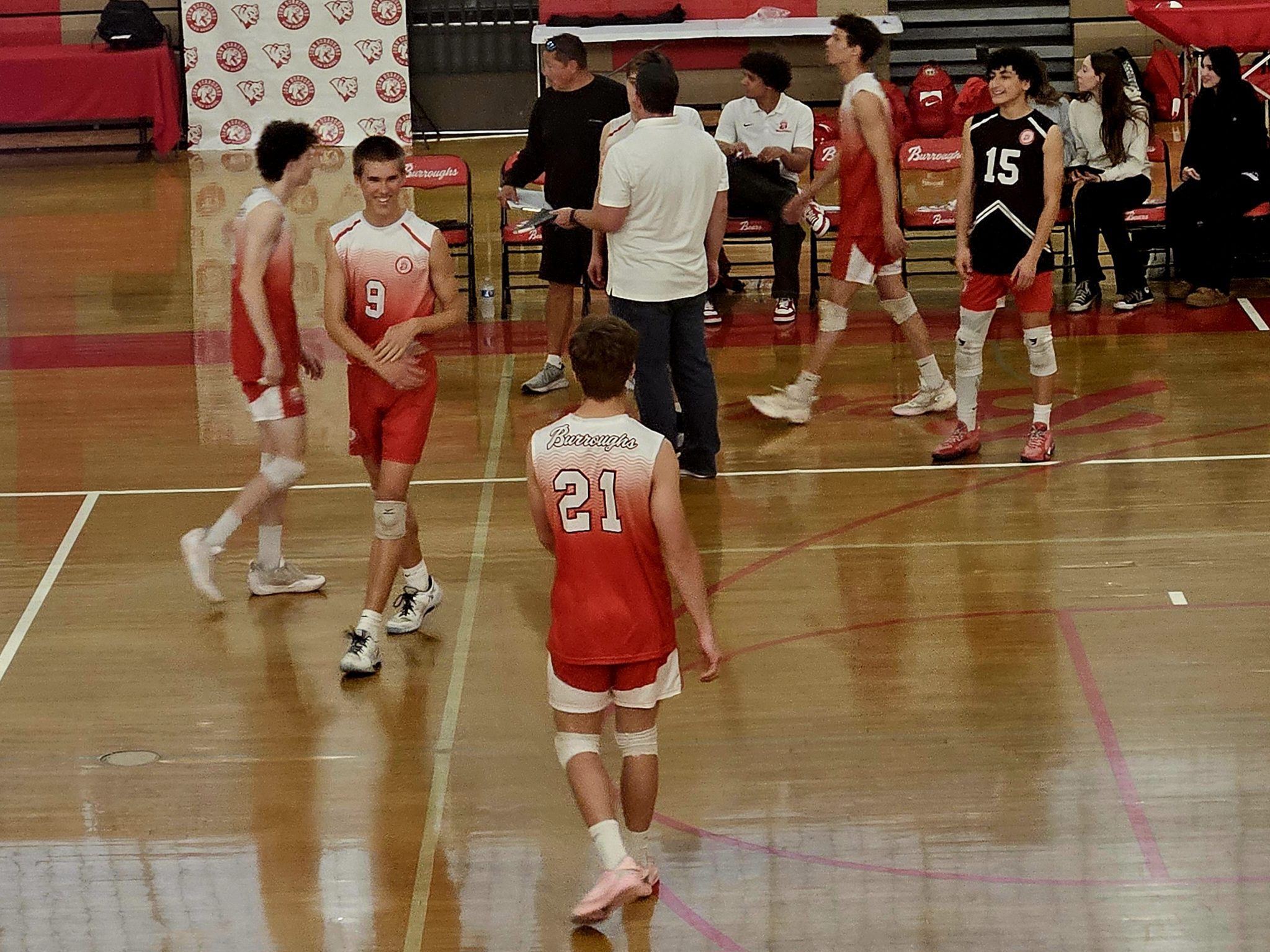 Burroughs Boys Volleyball Defeats Burbank in Three Sets